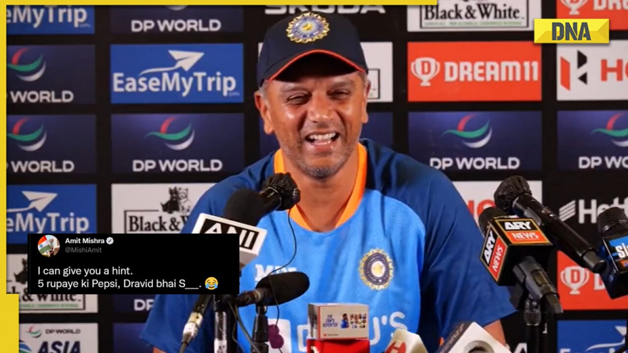 IND vs PAK: Rahul Dravid refrains from using word 'sexy', check out Amit Mishra's hilarious reaction