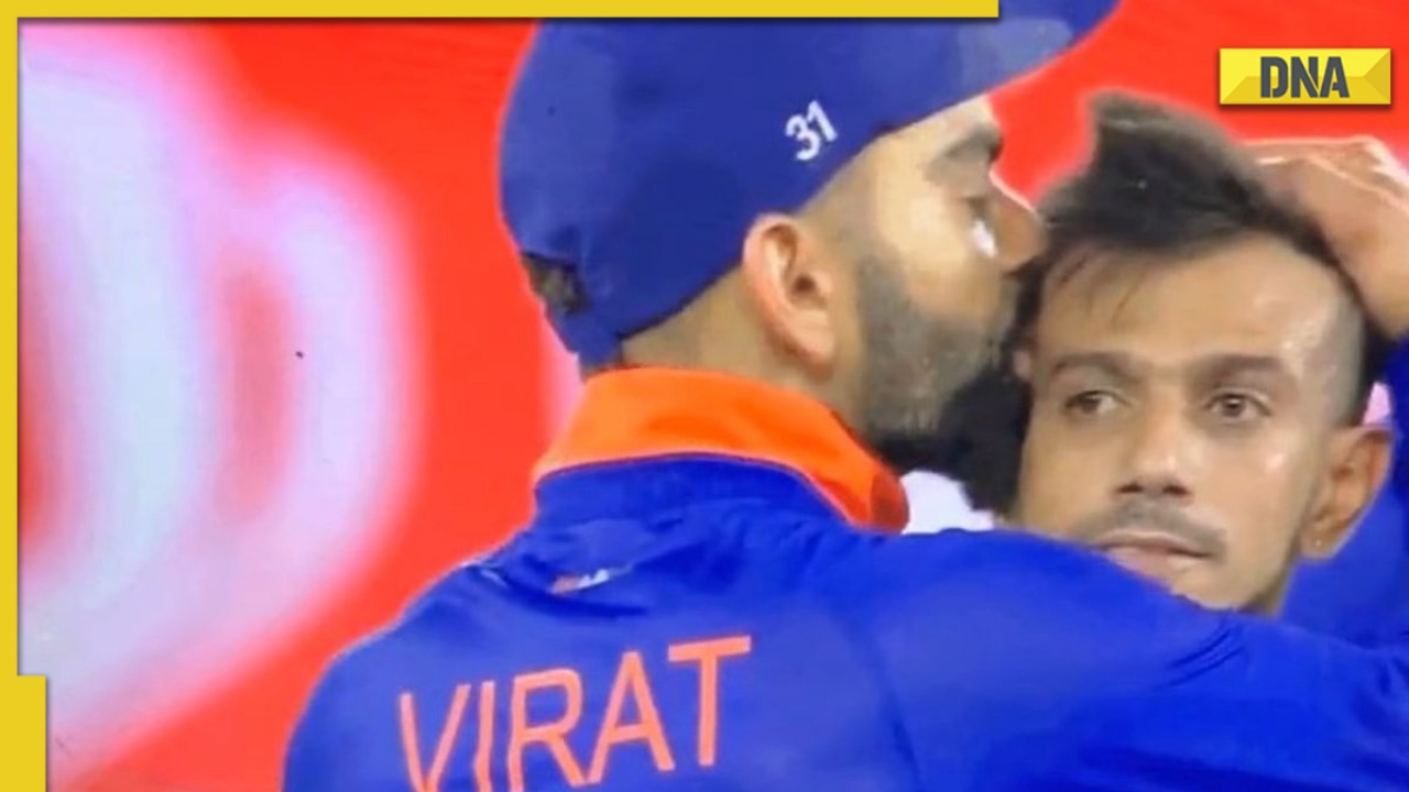 WATCH: Virat Kohli kisses Yuzvendra Chahal after leg spinner dismisses ...