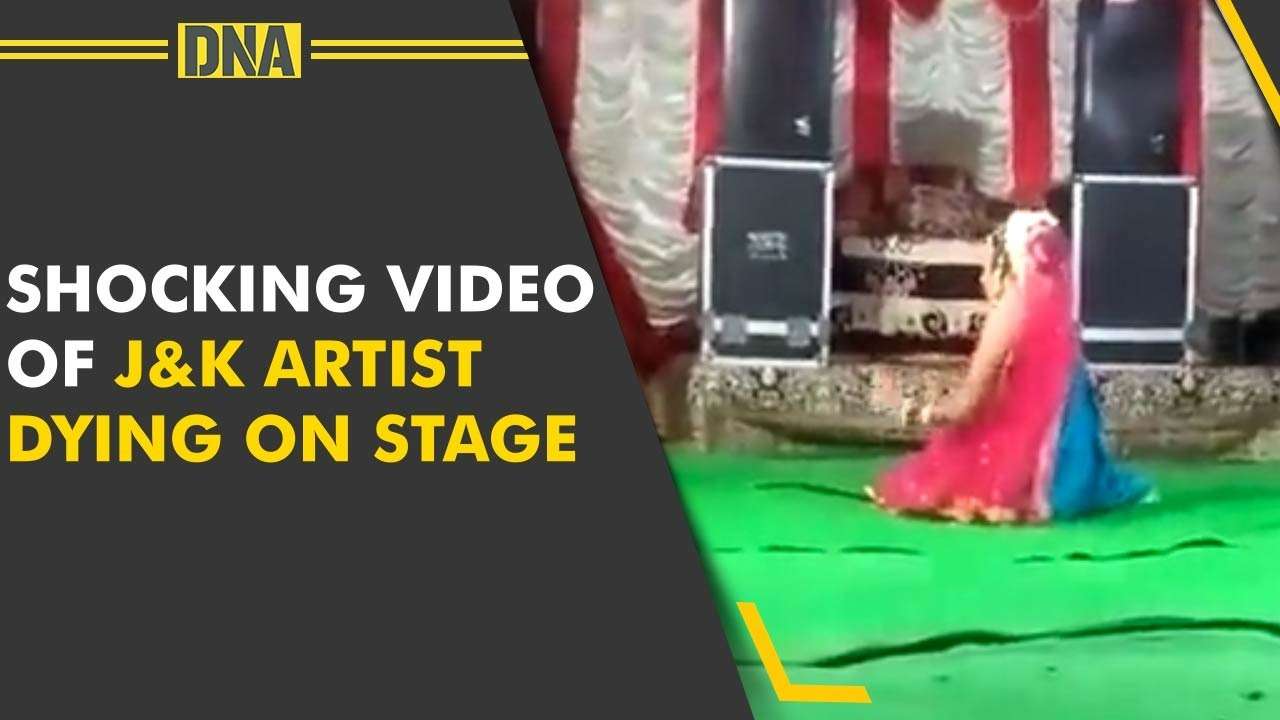 Watch: Shocking video of Jammu and Kashmir artist dies on stage amid performance