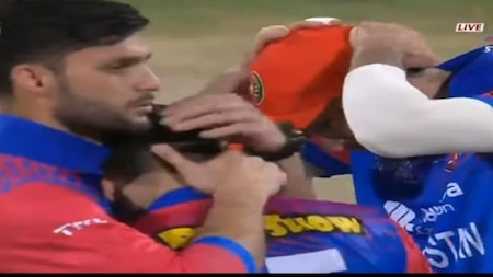 Afghanistan players crying