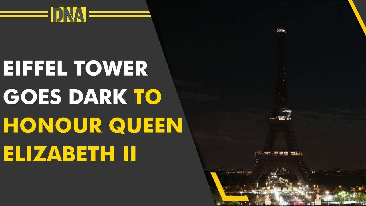 Eiffel Tower goes dark to honour Queen Elizabeth II