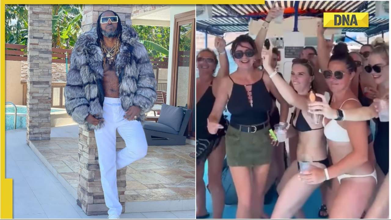 Watch: Chris Gayle shares video of his yacht party, says 'these ladies ain't leaving'