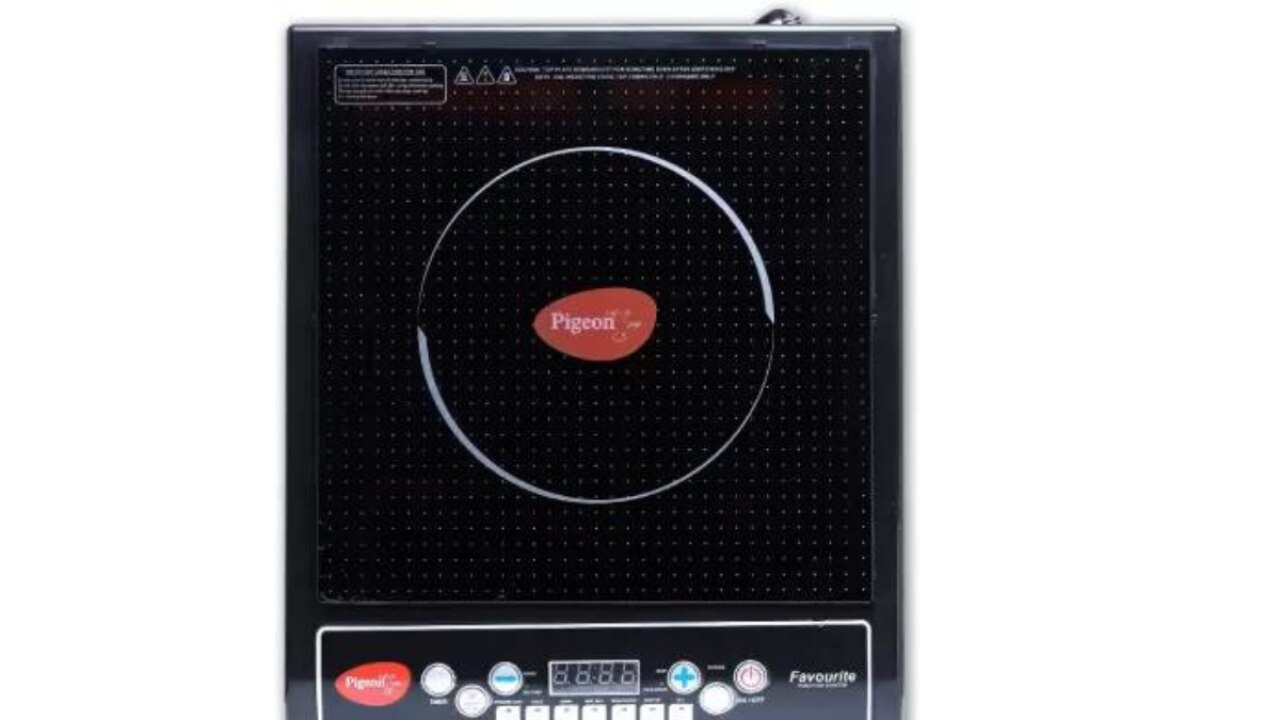 Pigeon Favourite IC 1800 W Induction Cooktop  (Black, Push Button)