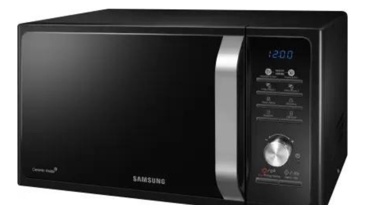 SAMSUNG 23 L Solo Microwave Oven  (MS23F301TAK, Black)