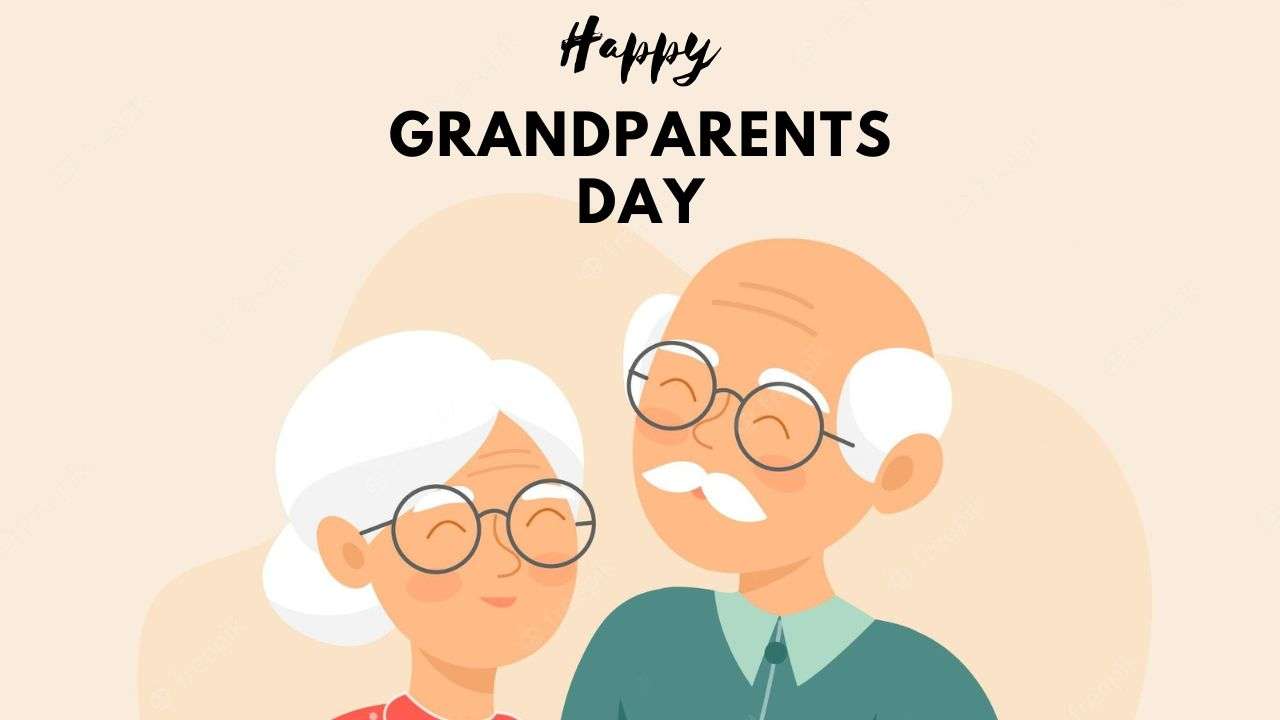 John (visit) his grandparents every Day. Grandpa Happy Belate Birth. Дед дай денег
