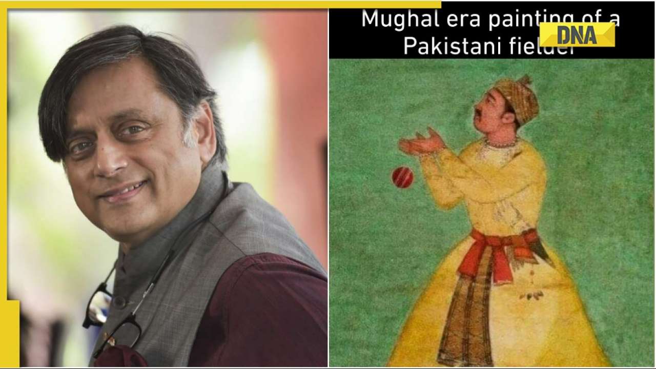Shashi Tharoor takes sly dig at Pakistan cricket team with 'Mughal era painting of a fielder' 