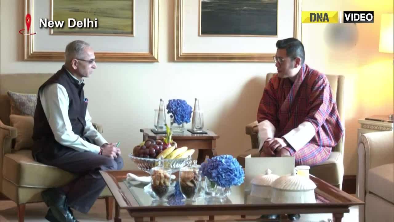 Bhutan King Wangchuck meets Foreign Secretary Vinay Kwatra  