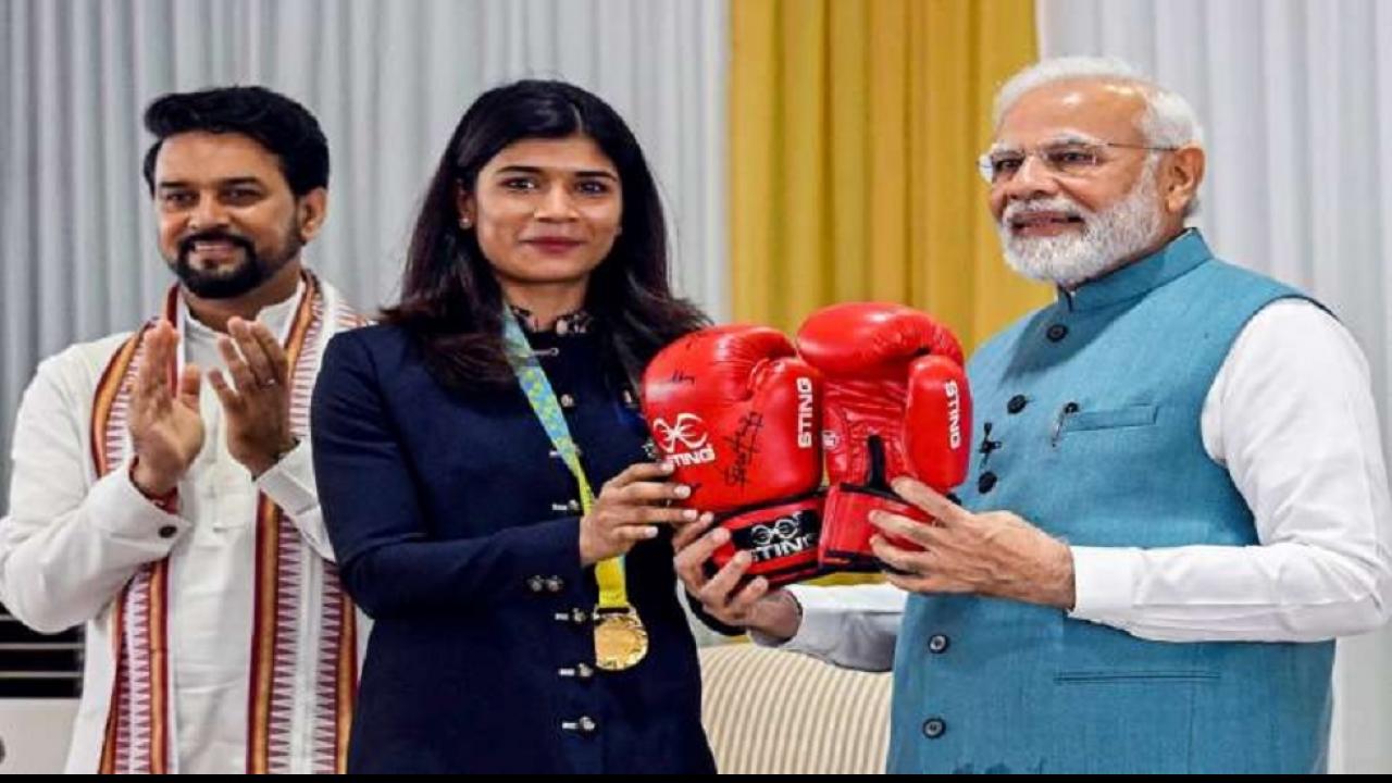  PM Modi's Talks Motivate Me Says Nikhat Zareen