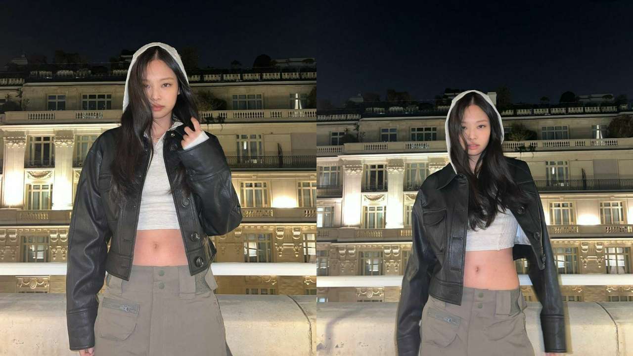 Jennie slaying in jacket