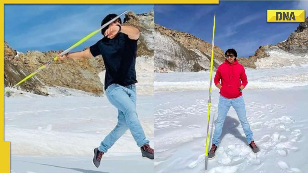 Neeraj Chopra celebrates successful javelin throw season in Switzerland, check pics