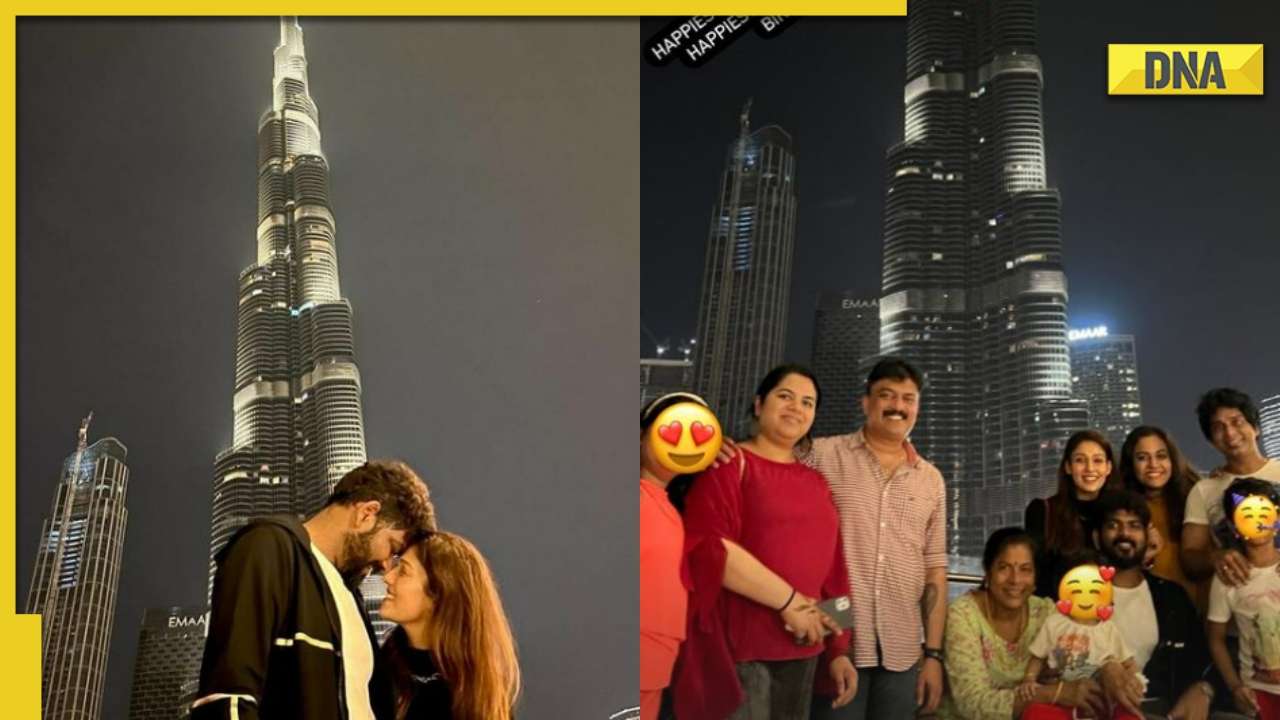 Nayanthara organises 'dreamy birthday party' for hubby Vignesh Shivan in Burj Khalifa's shadow