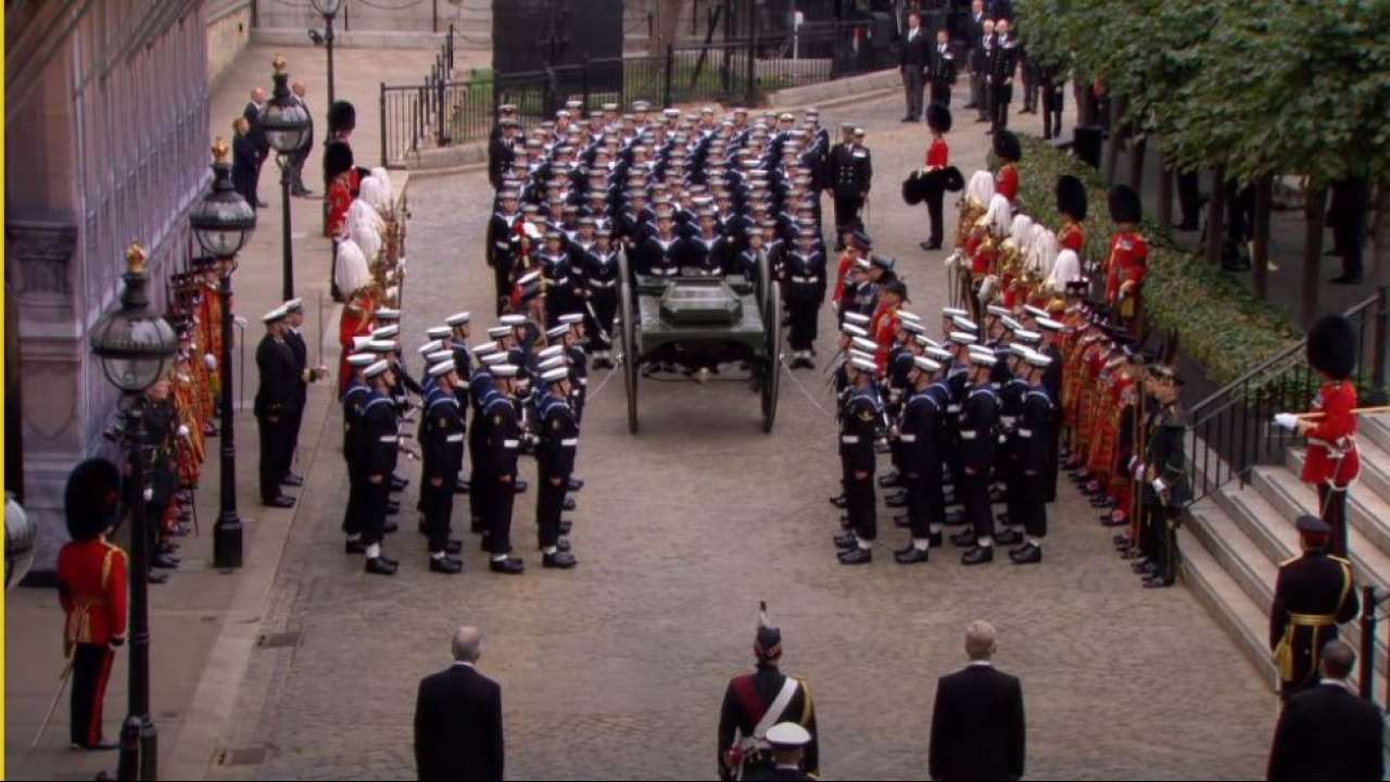 Queen Elizabeth II burial: Moments from the funeral in London