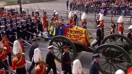 Queen Elizabeth II burial: Moments from the funeral in London