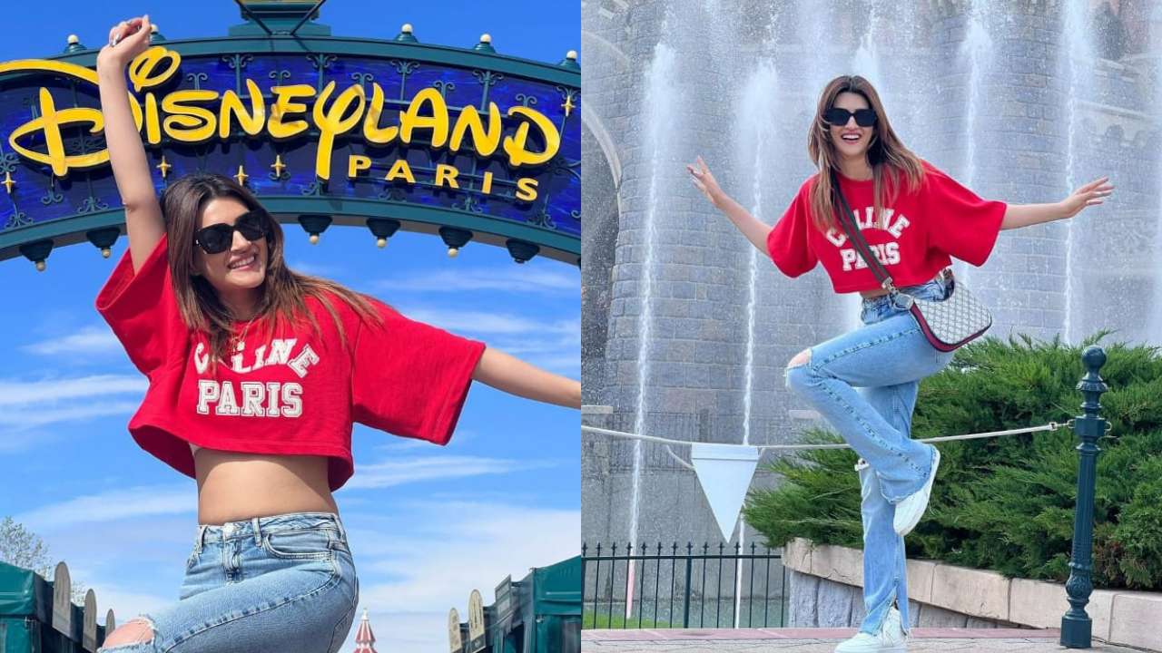 Kriti Sanon unleashes her inner child at Disneyland Paris