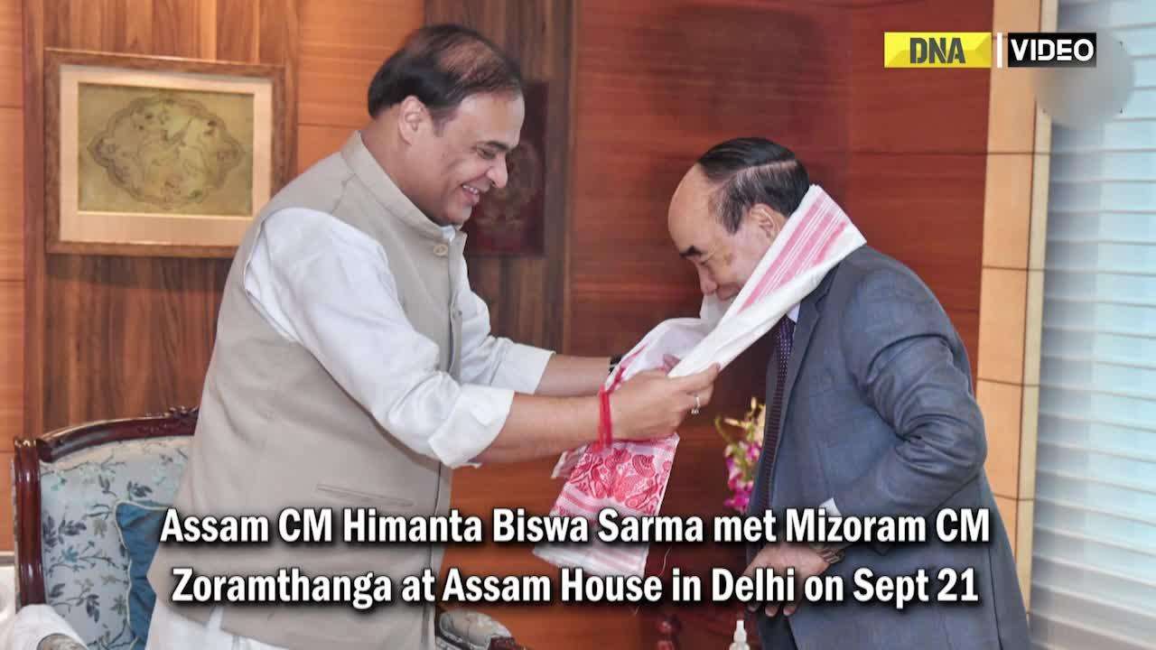 CMs of Assam, Mizoram meet to resolve long-standing border dispute in Delhi