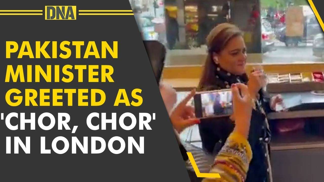 ‘Chor, Chor’: Protesters heckle Pakistan minister on London streets
