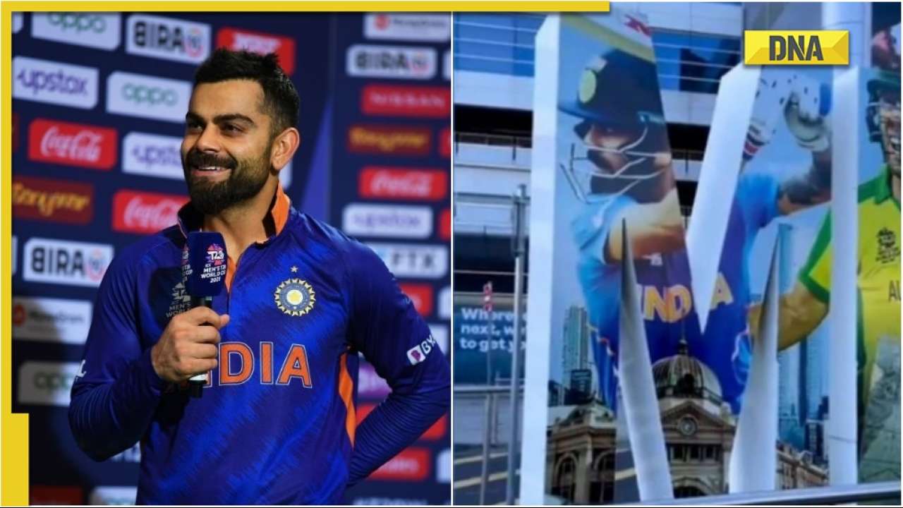 'Face of world cricket': Fans thrilled as Virat Kohli's poster in Melbourne before T20 World Cup goes viral
