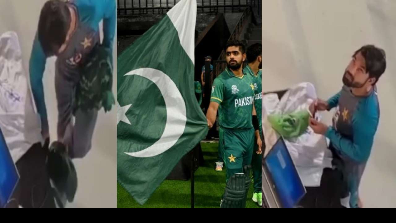 Viral Video: Did Mohammad Rizwan actually lifted Pakistani flag with his feet?