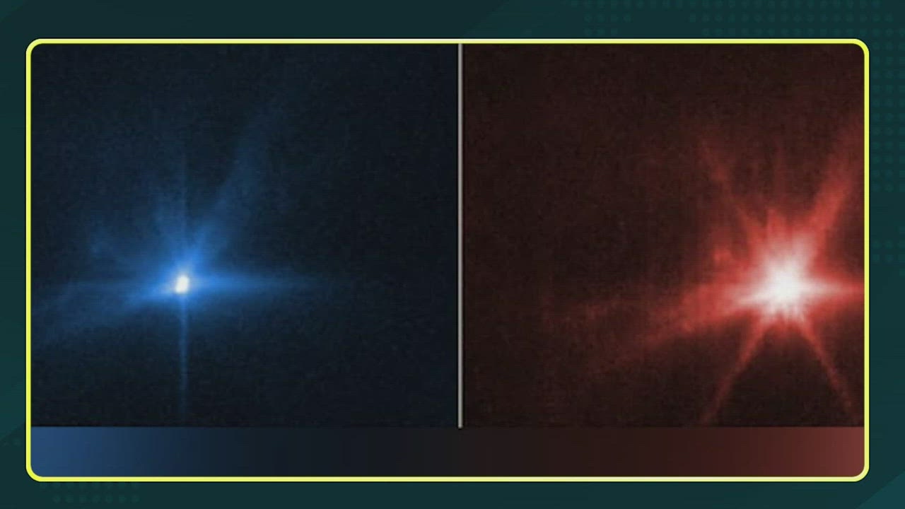First images ever of Asteroid strike from Webb, Hubble Telescopes