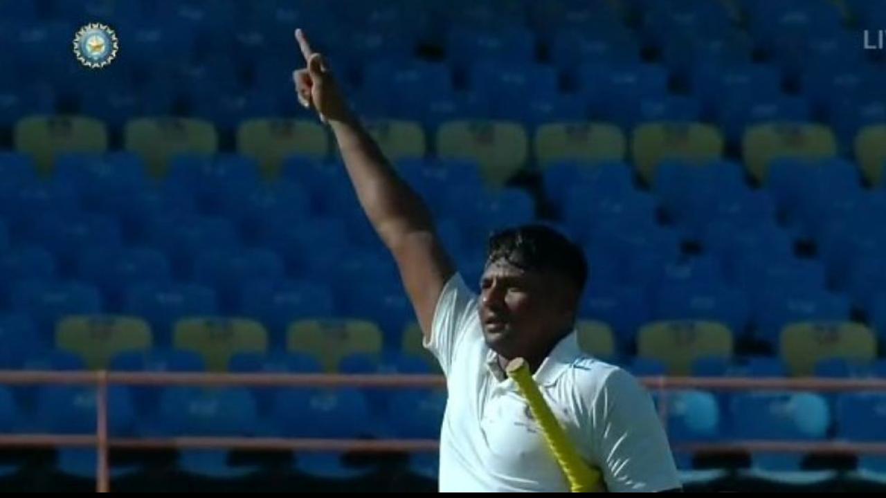 Sarfaraz khan brilliant century