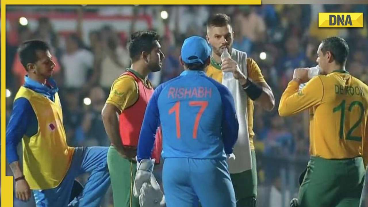 IND vs SA: Yuzvendra Chahal kicks Tabraiz Shamsi during second T20I, video goes viral