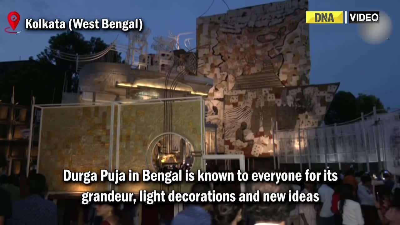 Kolkata: Durga Puja Pandal themed ‘Mota Kapor’ garners attention