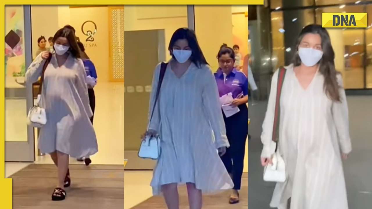 Brahmastra star Alia Bhatt nails maternity fashion in flowy light-hued dress