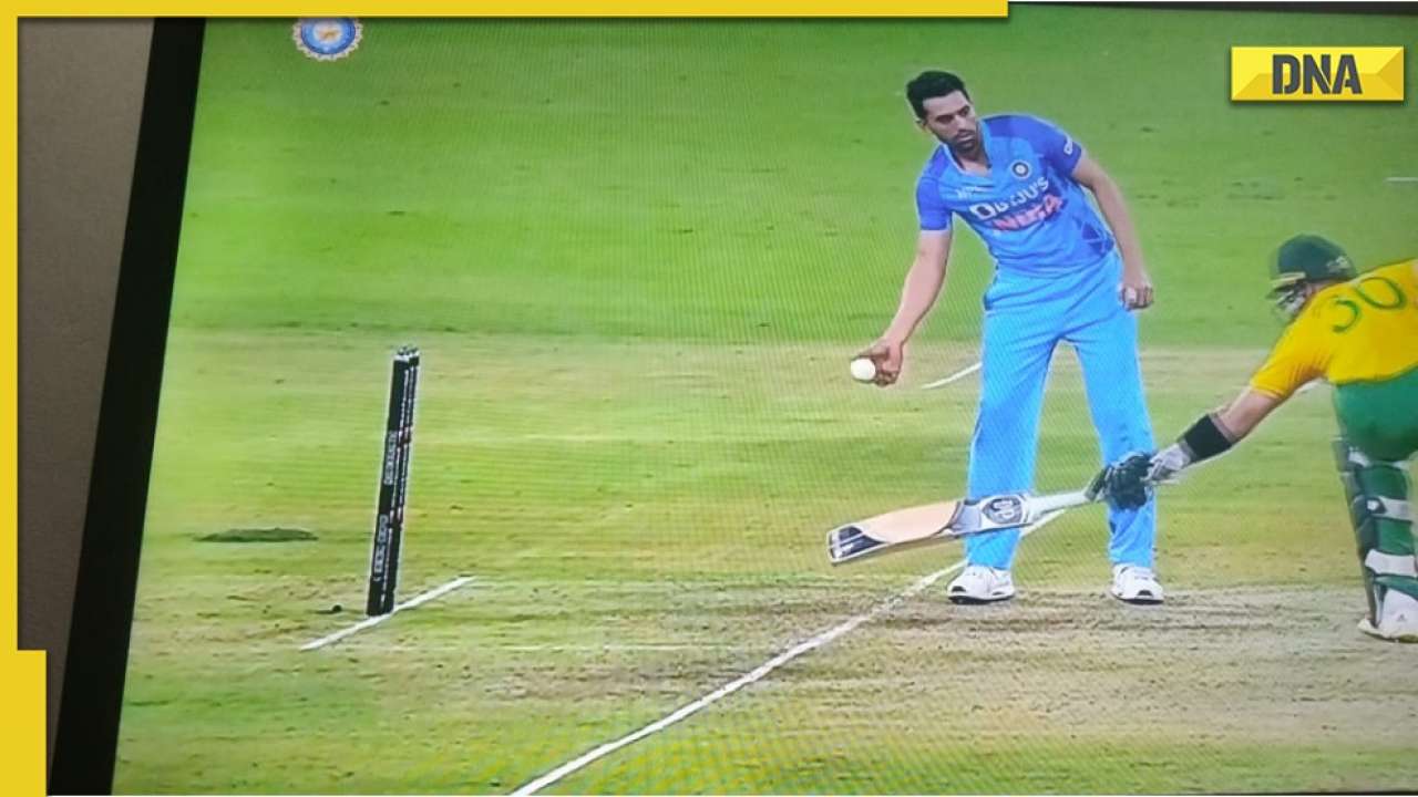 Watch: Deepak Chahar warns Tristan Stubbs to stay at the non-striker's end crease by faking 'mankad'