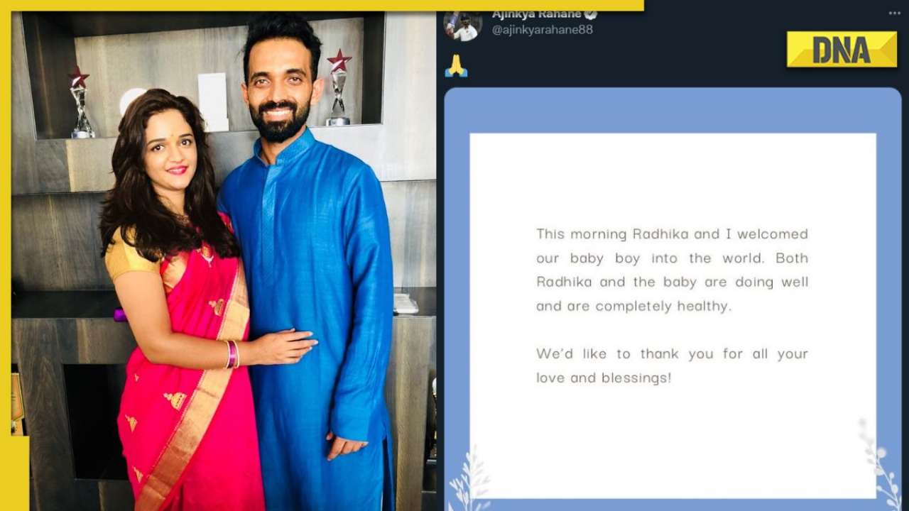 Ajinkya Rahane, wife Radhika become parents for second time ...