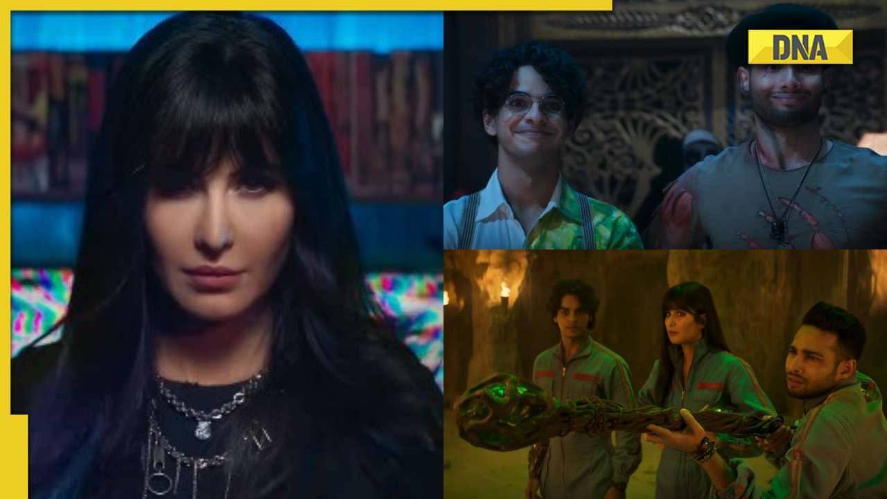 Phone Bhoot trailer Katrina KaifSiddhant ChaturvediIshaan starrer