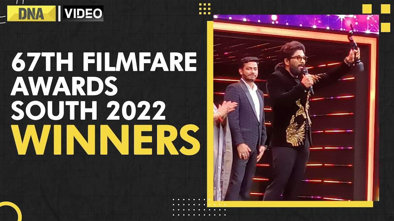 67th Filmfare Awards South 2022: Allu Arjun, Sai Pallavi Best Actors ...