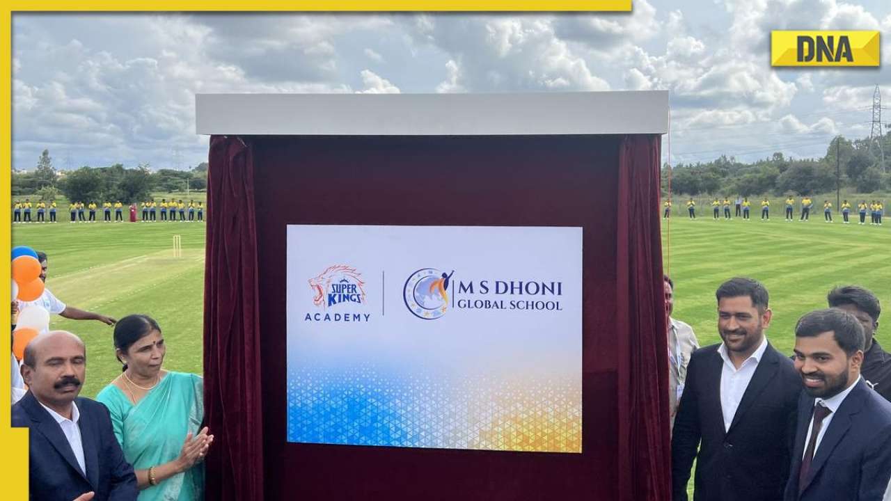 Former India legend MS Dhoni inaugurates Super Kings Academy in Hosur