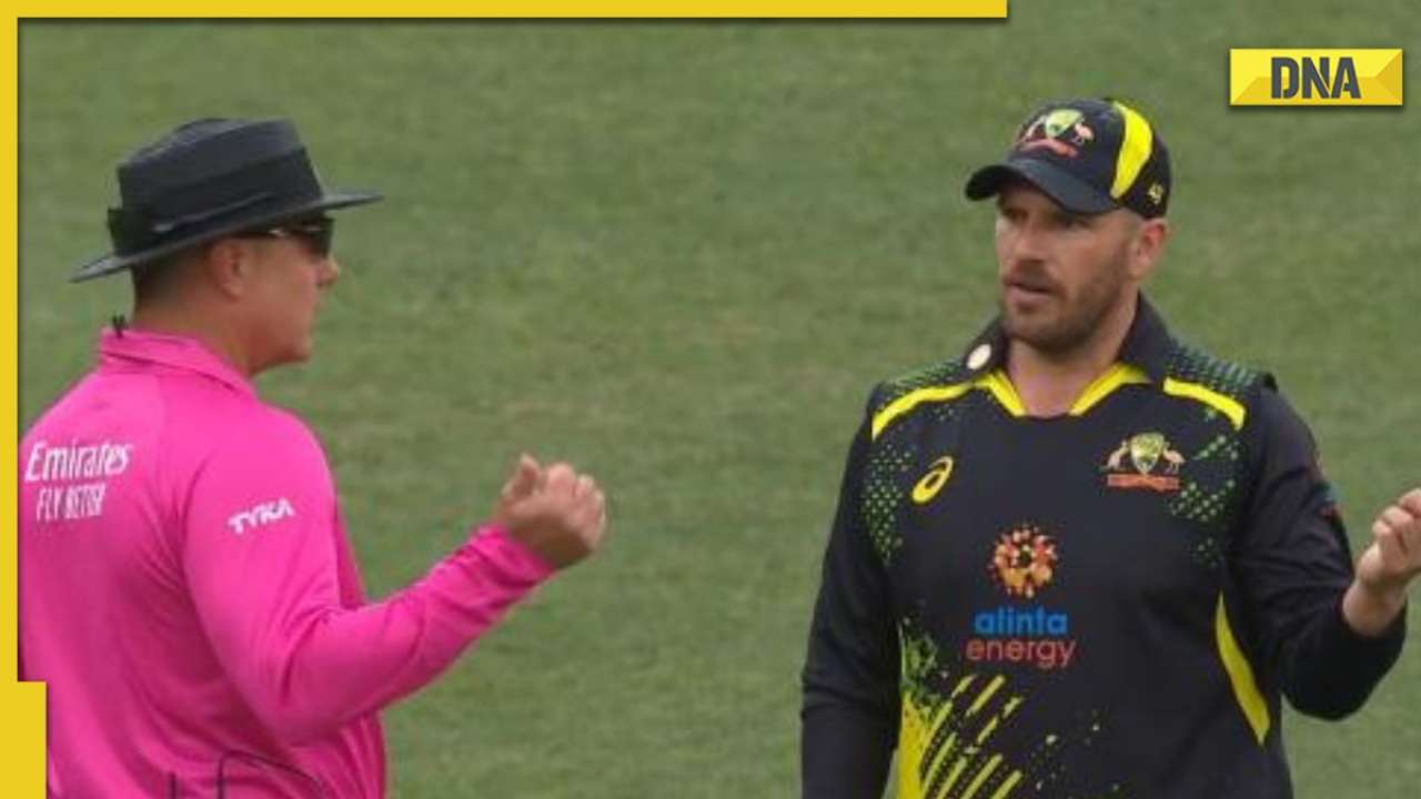 AUS vs ENG: Aaron Finch swears at umpire during 1st T20I; reprimanded by ICC for ‘audible obscenity’