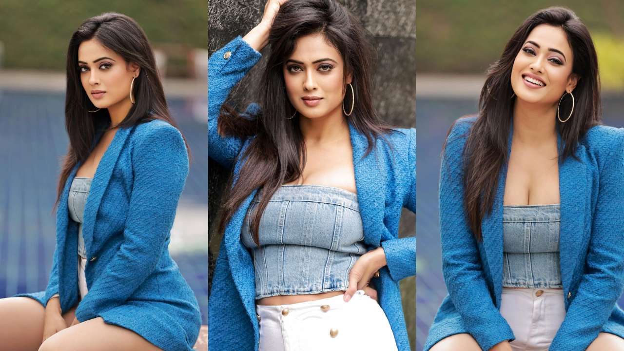 Sweta Tiwari Nude Pic - Photos: Shweta Tiwari sets internet on fire in blue blazer and hot pants,  fans call her 'stunning'