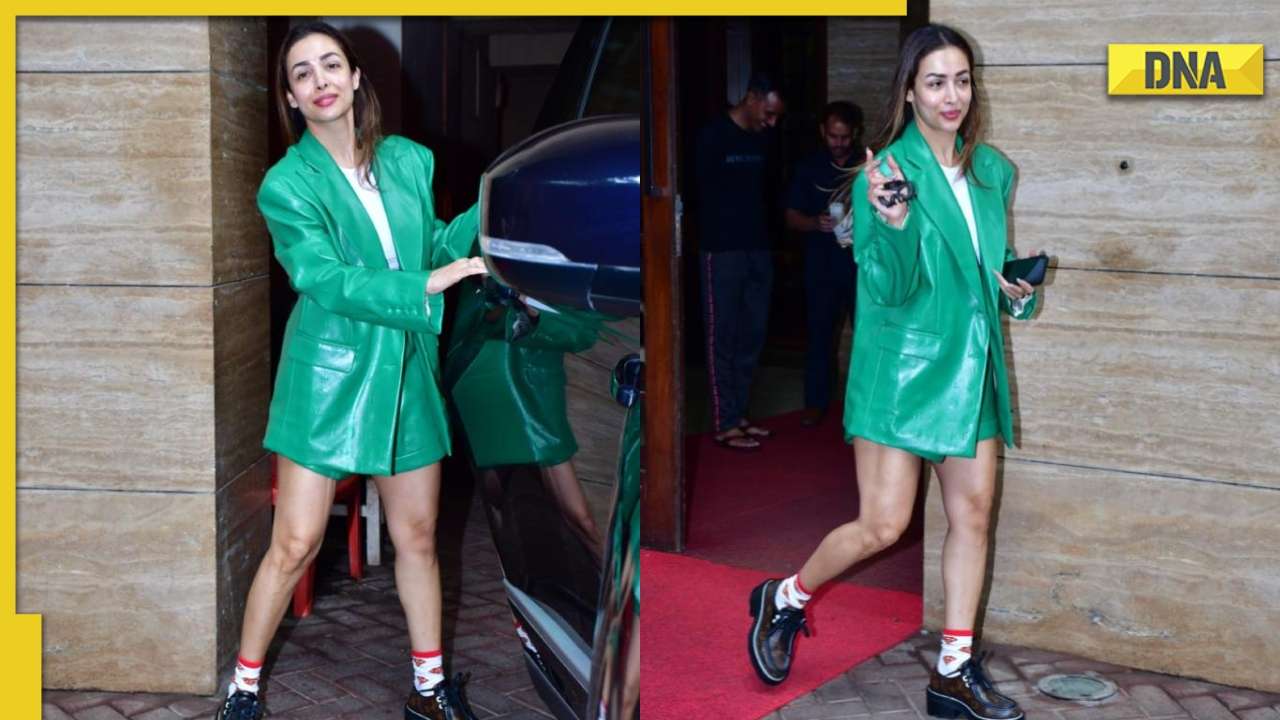 Malaika Arora Solid Grey Co-ord Set