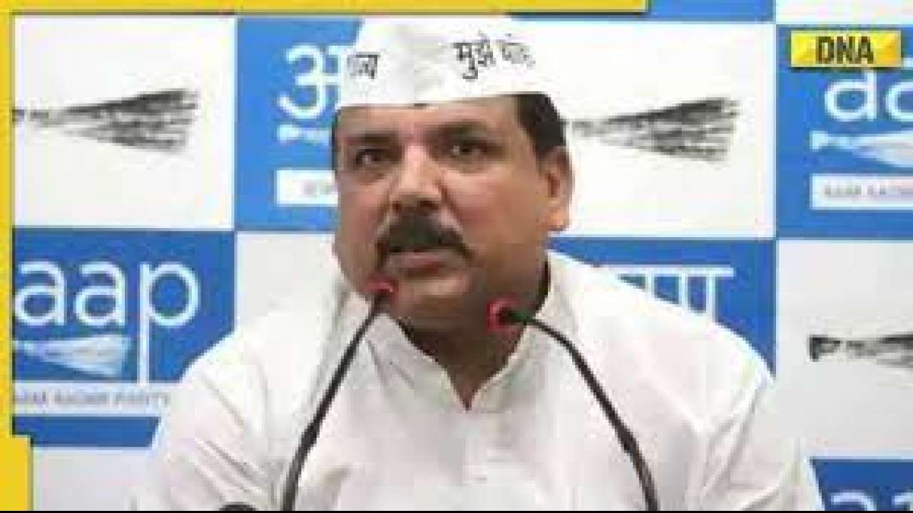 Delhi Excise Policy Case Aaps Sanjay Singh Detained Outside Cbi Headquarters Amid Manish 8865