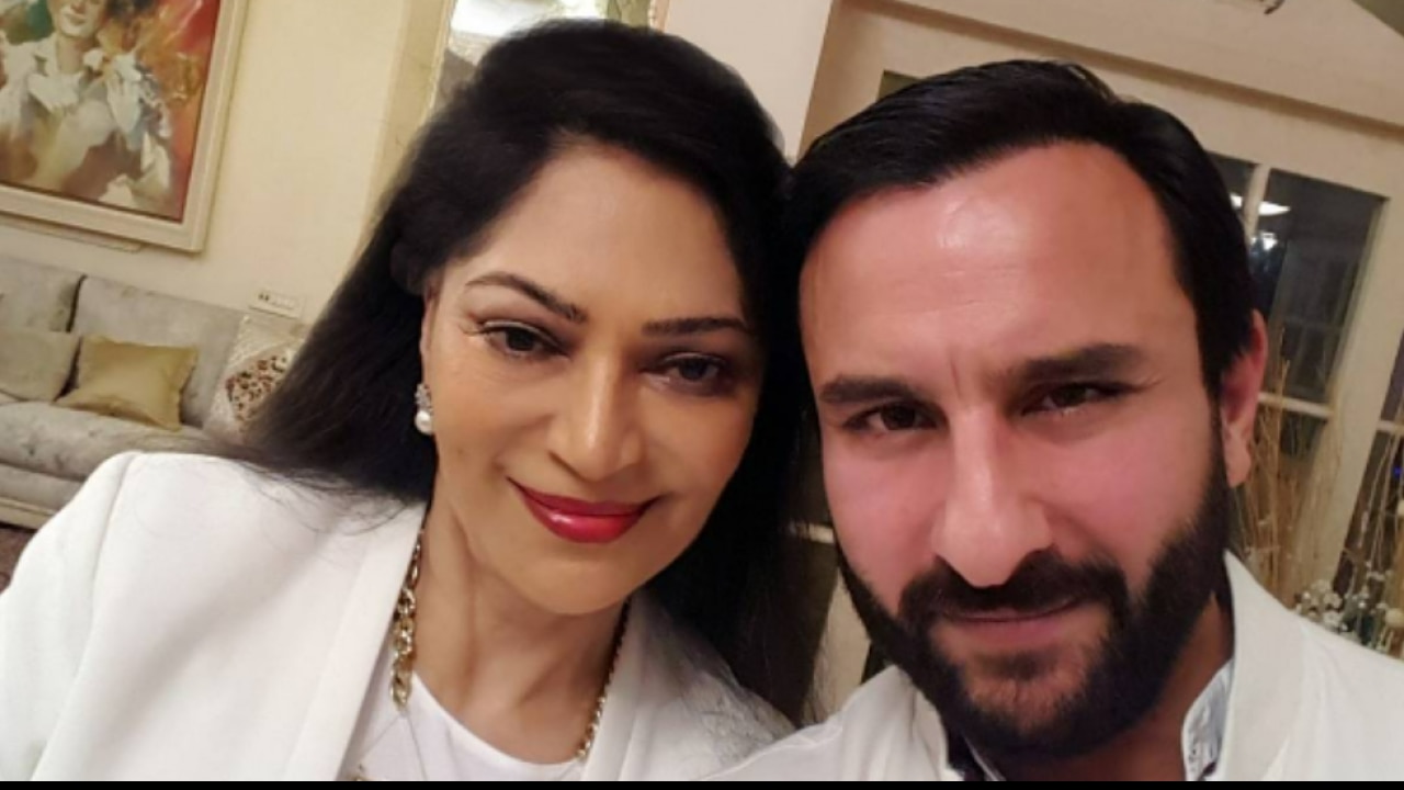 Simi Garewal and Mansoor Ali Khan Pataudi