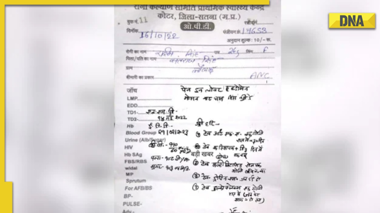 Madhya Pradesh Inspired by Amit Shah, doctor writes prescription in