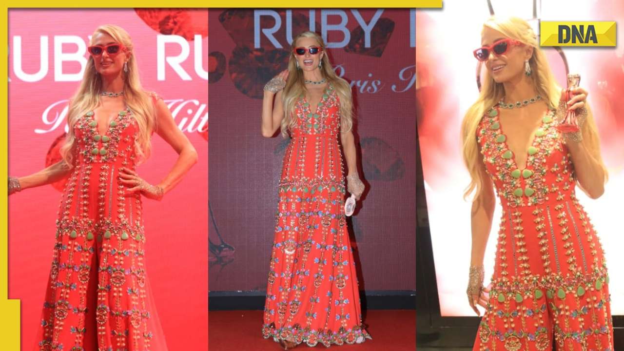 Paris Hilton goes desi as she promotes her perfume brand in Mumbai