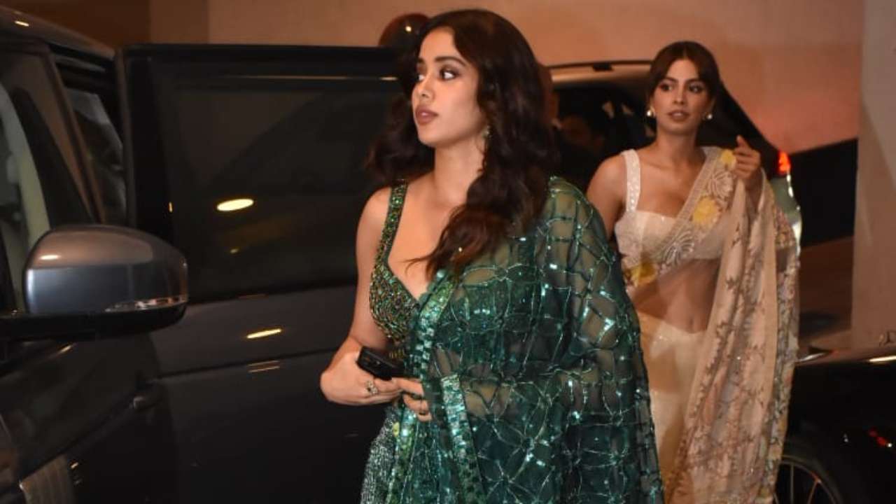 Janhvi Kapoor's green attire