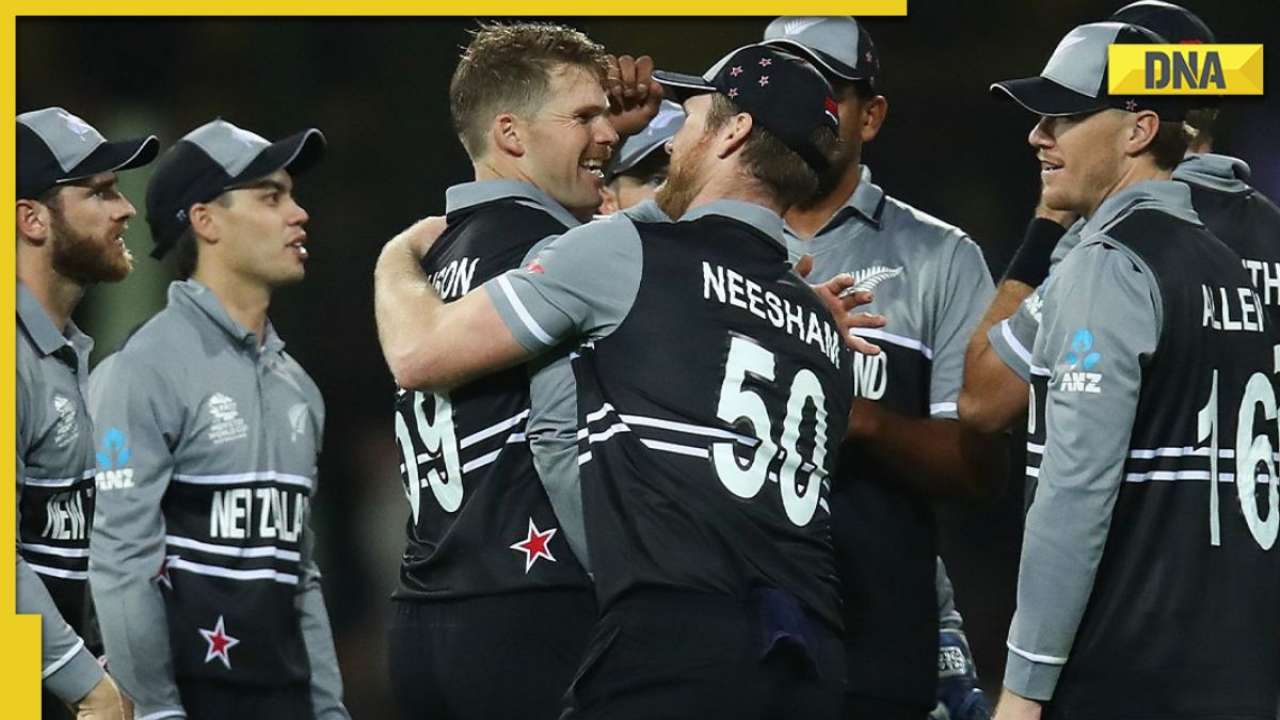 AUS vs NZ T20 World Cup Devon Conway, Santner star as NZ thrash world