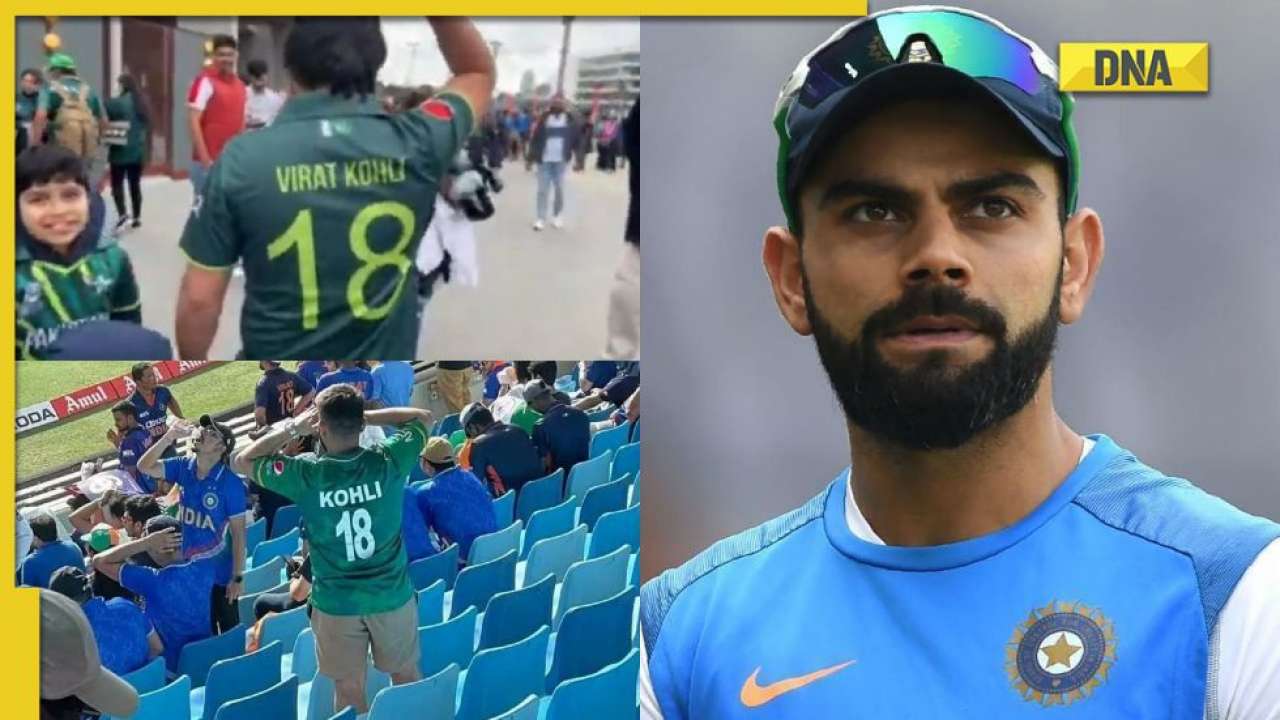 Virat Kohli Fans From Across Border Sport Pakistan Jersey With His Name ...