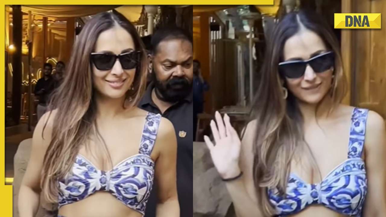Malaika Arora looks sexy in white and blue outfit at her birthday bash