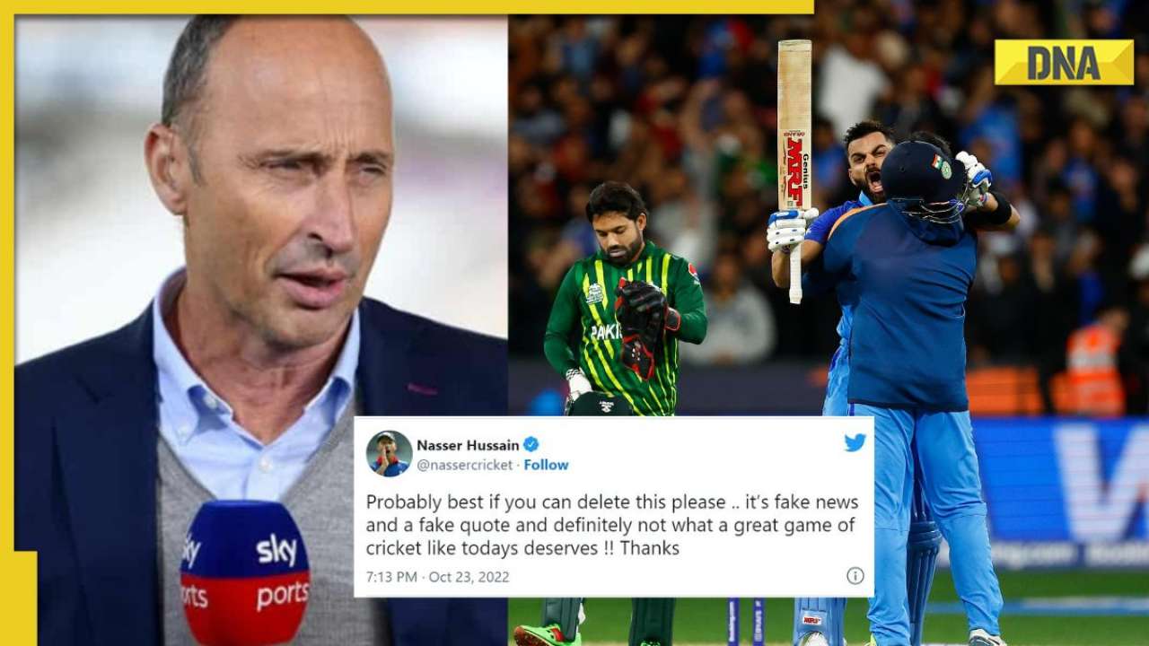 Best If You Can Delete This Nasser Hussain Calls Out Pakistan Fan For Fake News After T20