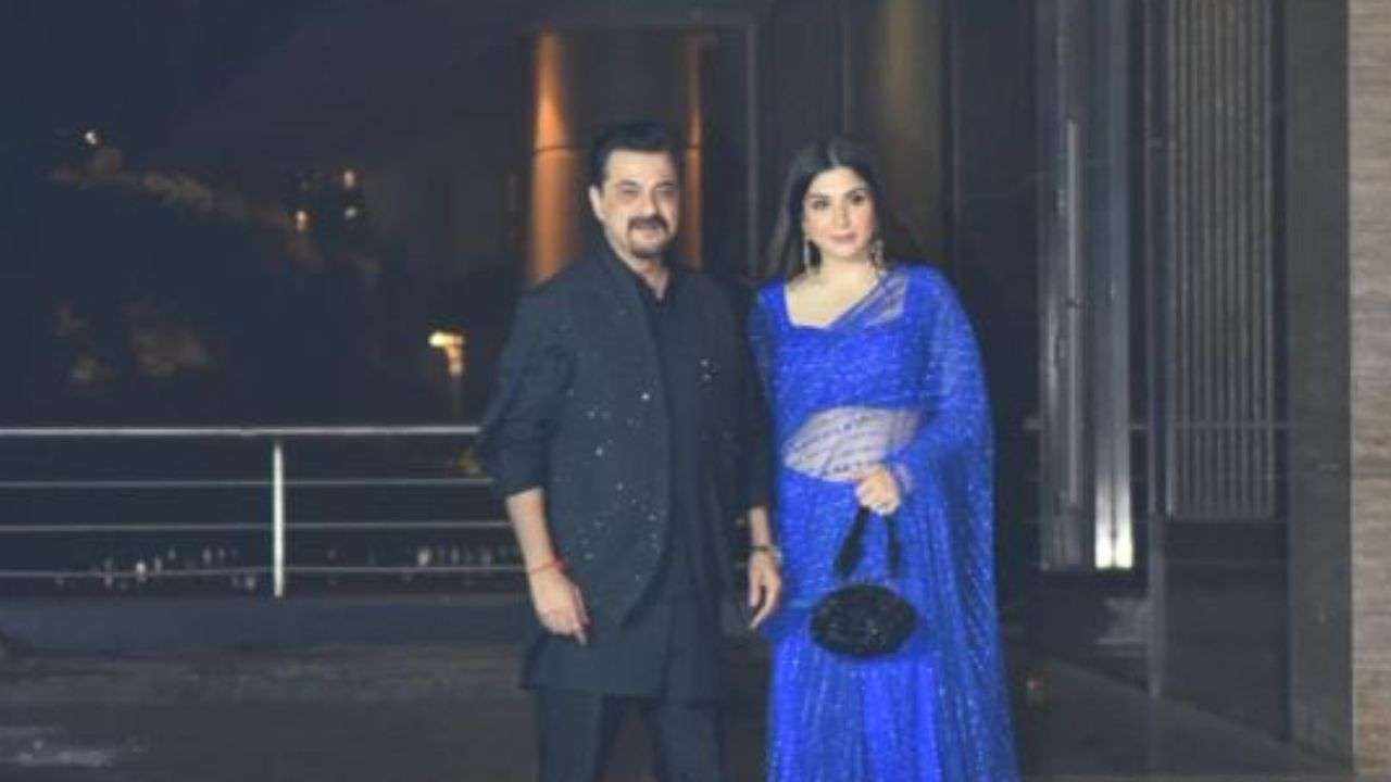 Sanjay Kapoor with Maheep Kapoor