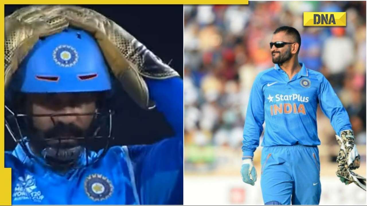 Watch: Fans chant 'Dhoni..Dhoni' after Dinesh Karthik misses stumping during India vs Netherlands
