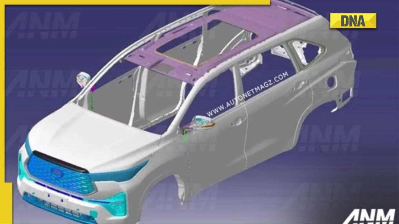 Toyota Innova Hycross hybrid MPV design leaked, to get panoramic sunroof
