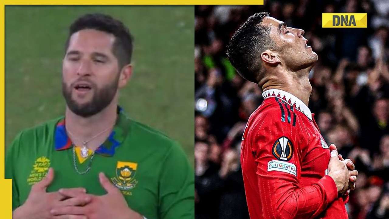 Wayne Parnell does Cristiano Ronaldo’s 'peace of mind' celebration after dismissing Suryakumar Yadav, watch