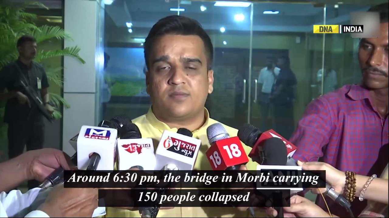 Morbi bridge tragedy: Fire brigade, doctors, ambulance reached spot in 15 minutes, says Gujarat HM 