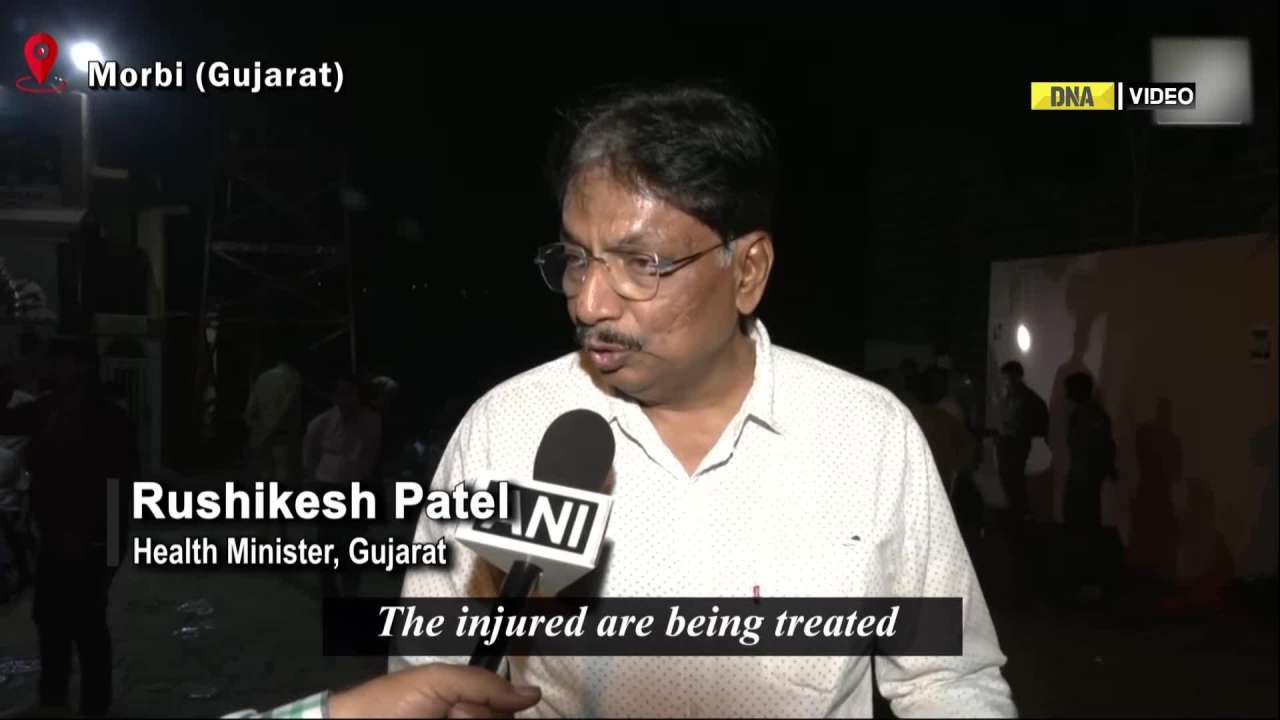 Morbi bridge tragedy: Gujarat Health Minister briefs on rescue operation, says criminal case registered